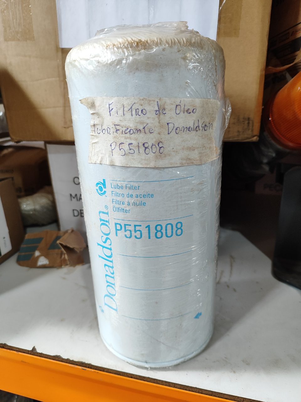 FILTRO DE ÓLEO LUBRIFICANTE DONALDSON P551808
