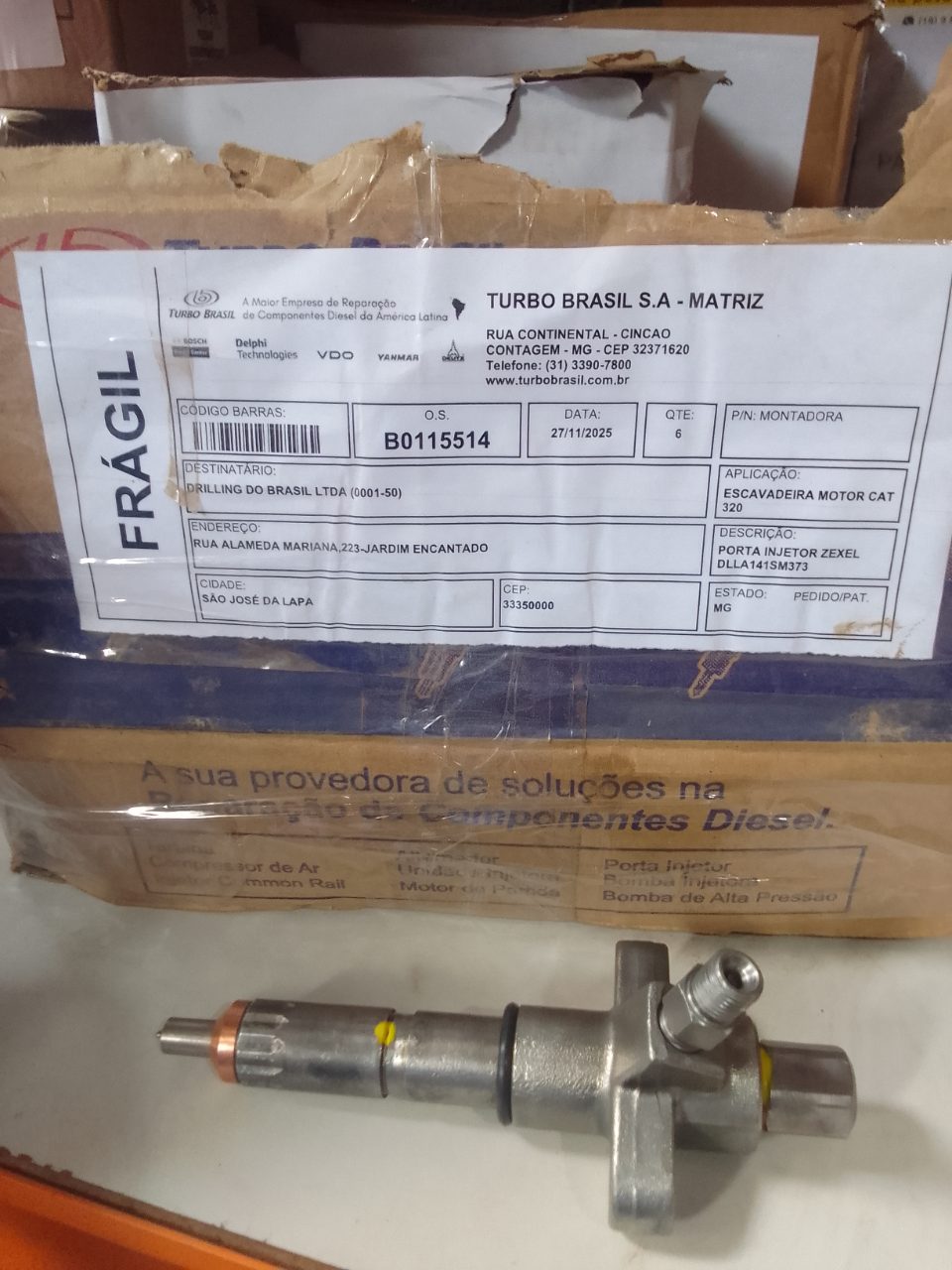 PORTA INJETOR DIESEL ZEXEL DLLA141SM373