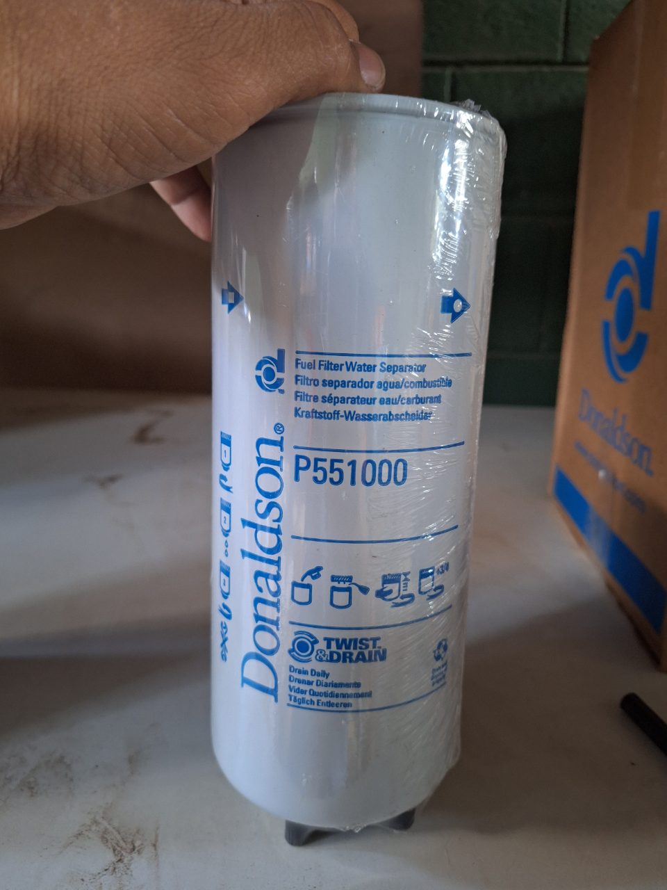 FILTRO SEPARADOR DE ÁGUA E COMBUSTÍVEL DONALDSON P551000