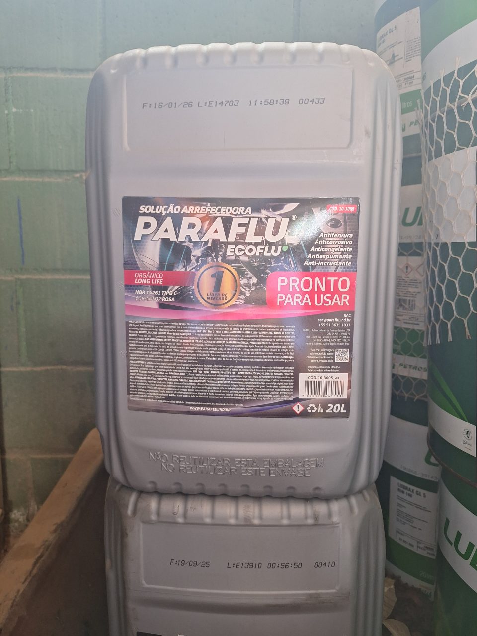 SOLUÇÃO ARREFECEDORA ORGÂNICA ROSA 20L