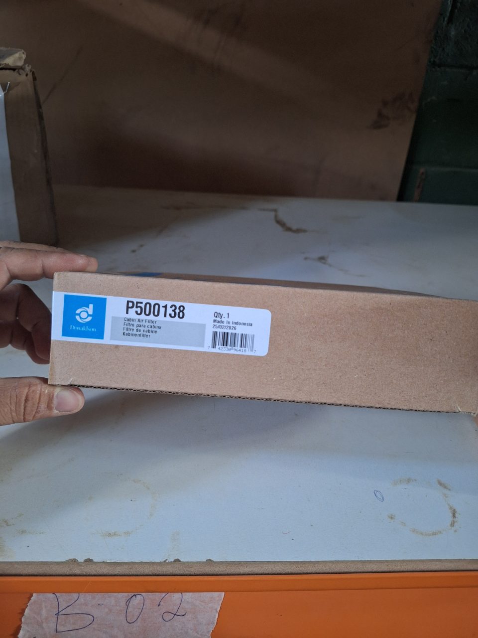 FILTRO DE AR DE CABINE DONALDSON P500138