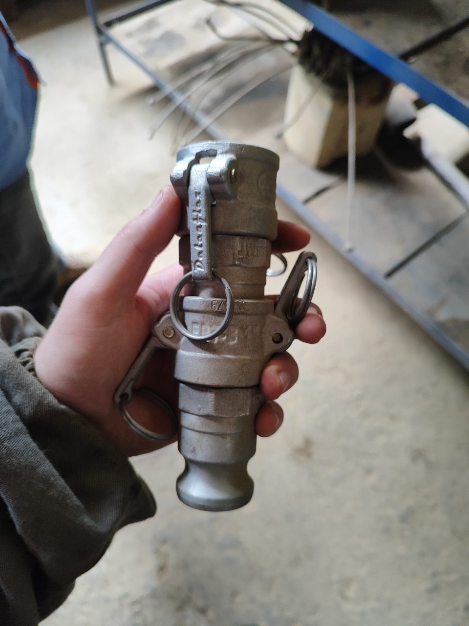 ENGATE RÁPIDO CAMLOCK TIPO ALAVANCA EM ALUMÍNIO 1"