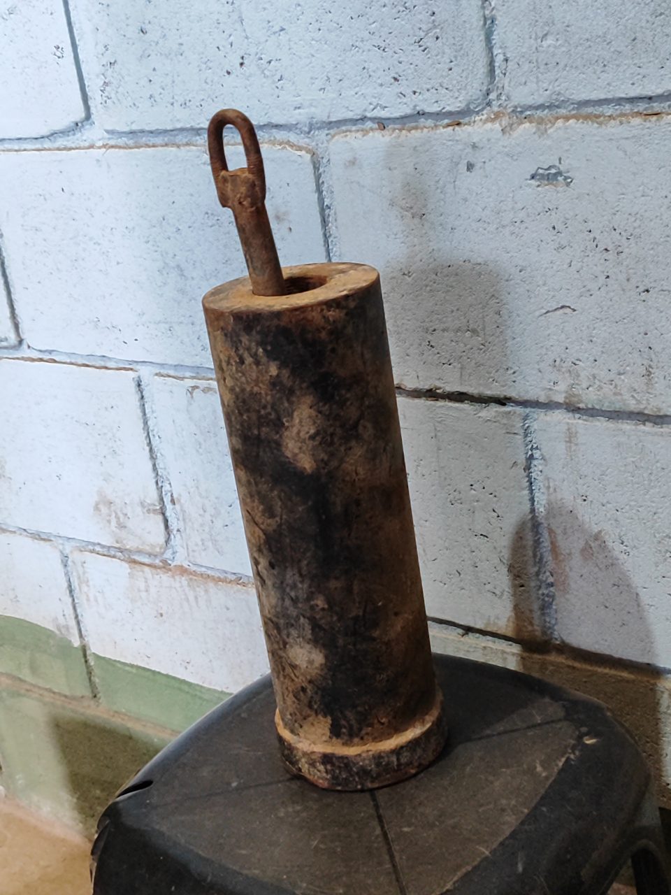 CONTRAPESO CILÍNDRICO DE FERRO COM OLHAL