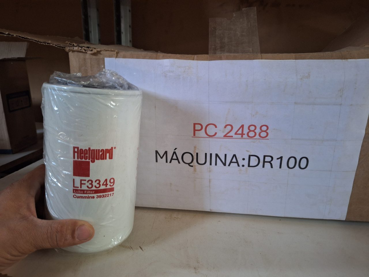 FILTRO DE ÓLEO LUBRIFICANTE FLEETGUARD LF3349