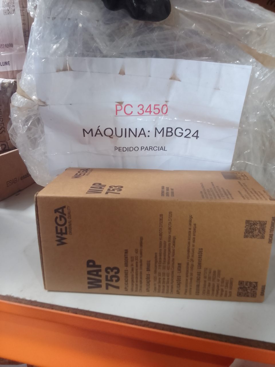 FILTRO DE AR DO MOTOR WEGA WAP 753