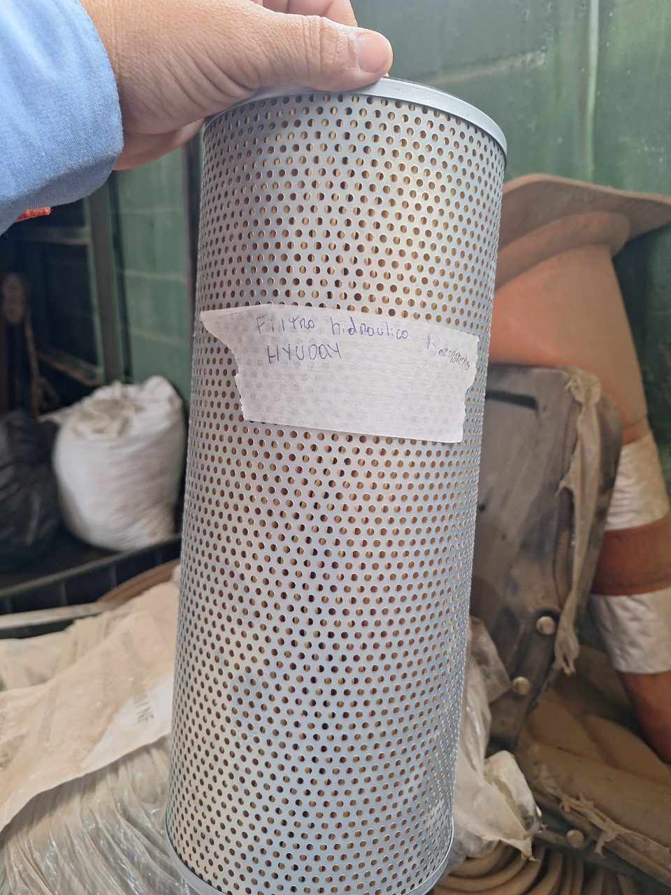 ELEMENTO FILTRANTE HIDRÁULICO DE RETORNO HYUNDAI