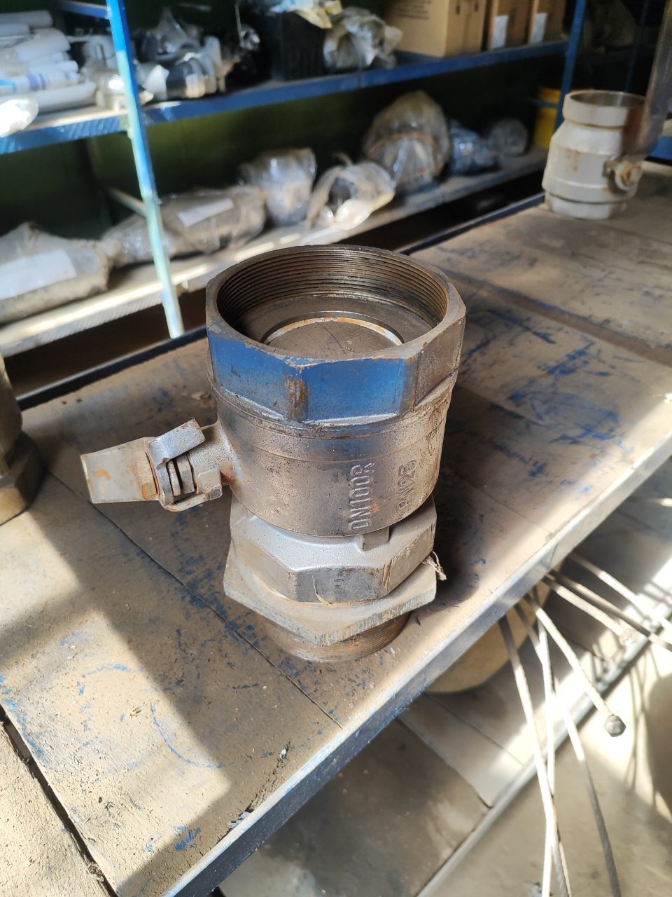 VÁLVULA ESFERA PASSAGEM REDUZIDA DN100R PN25 4"