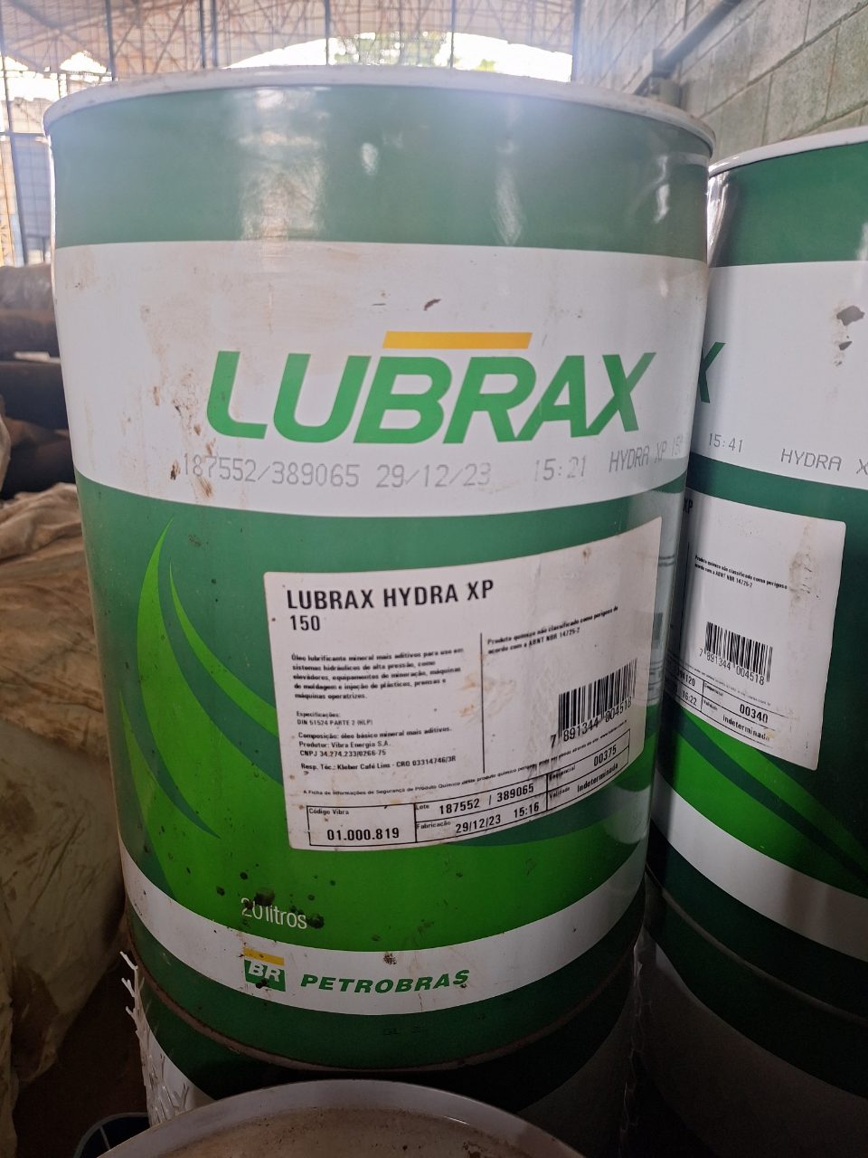 ÓLEO LUBRIFICANTE HIDRÁULICO ISO VG 150 20 L