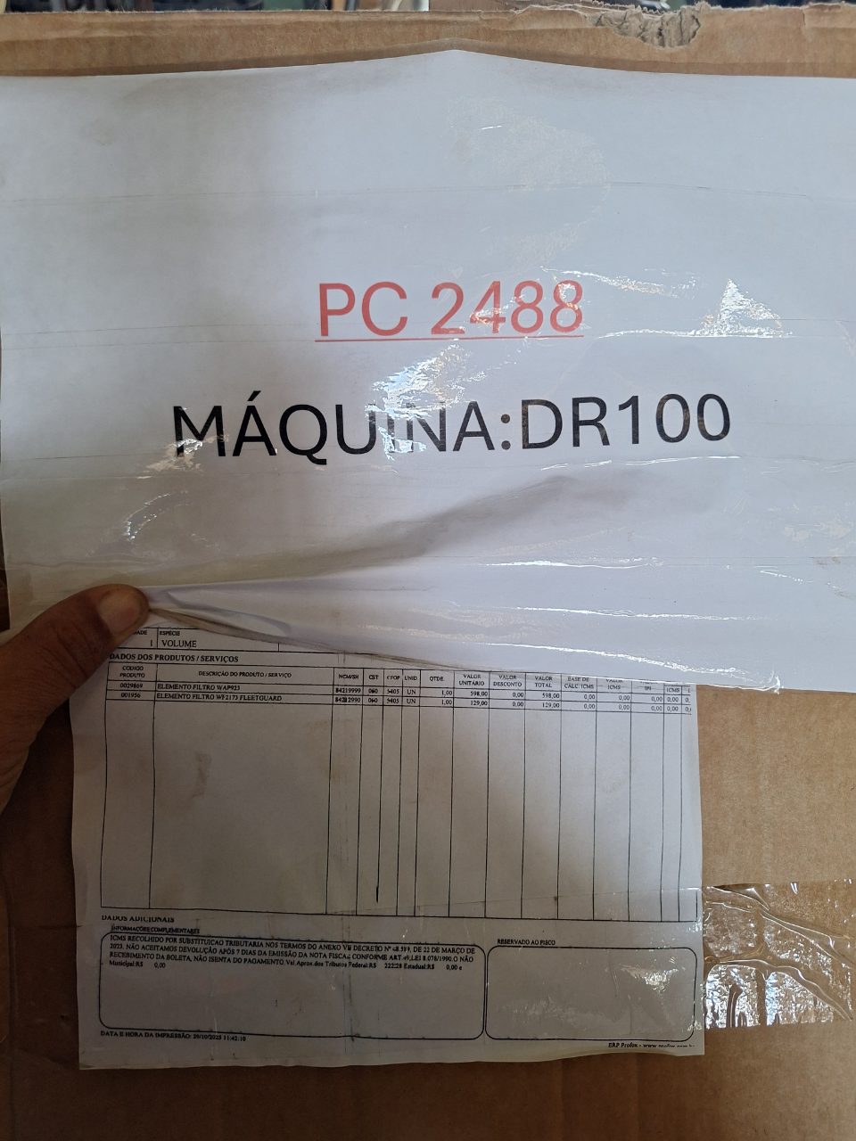 ELEMENTO FILTRO FLEETGUARD WF2175 / WAP923