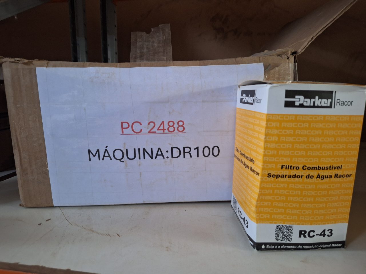 FILTRO COMBUSTÍVEL SEPARADOR DE ÁGUA PARKER RACOR RC-43