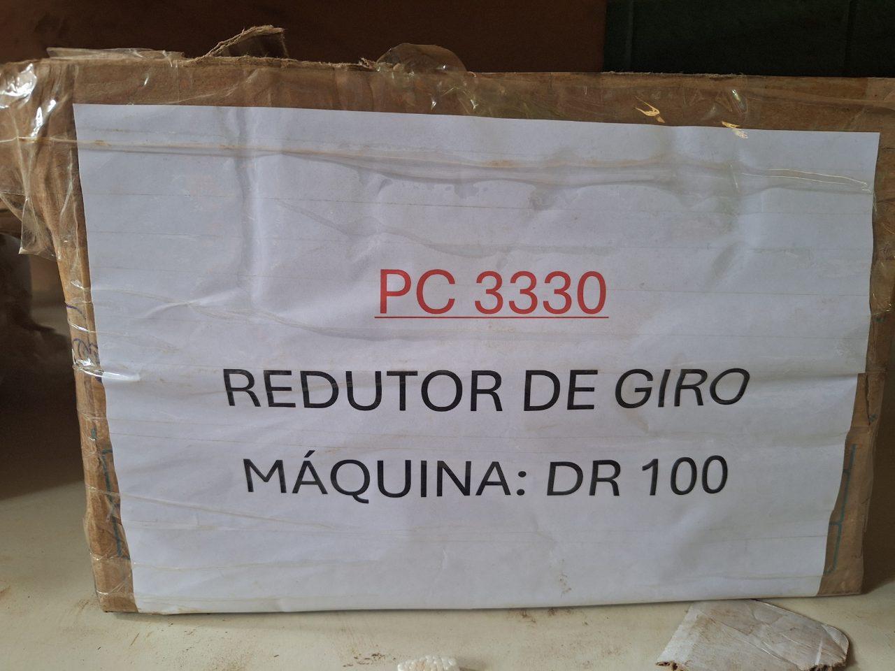 REDUTOR DE GIRO MÁQUINA DR 100