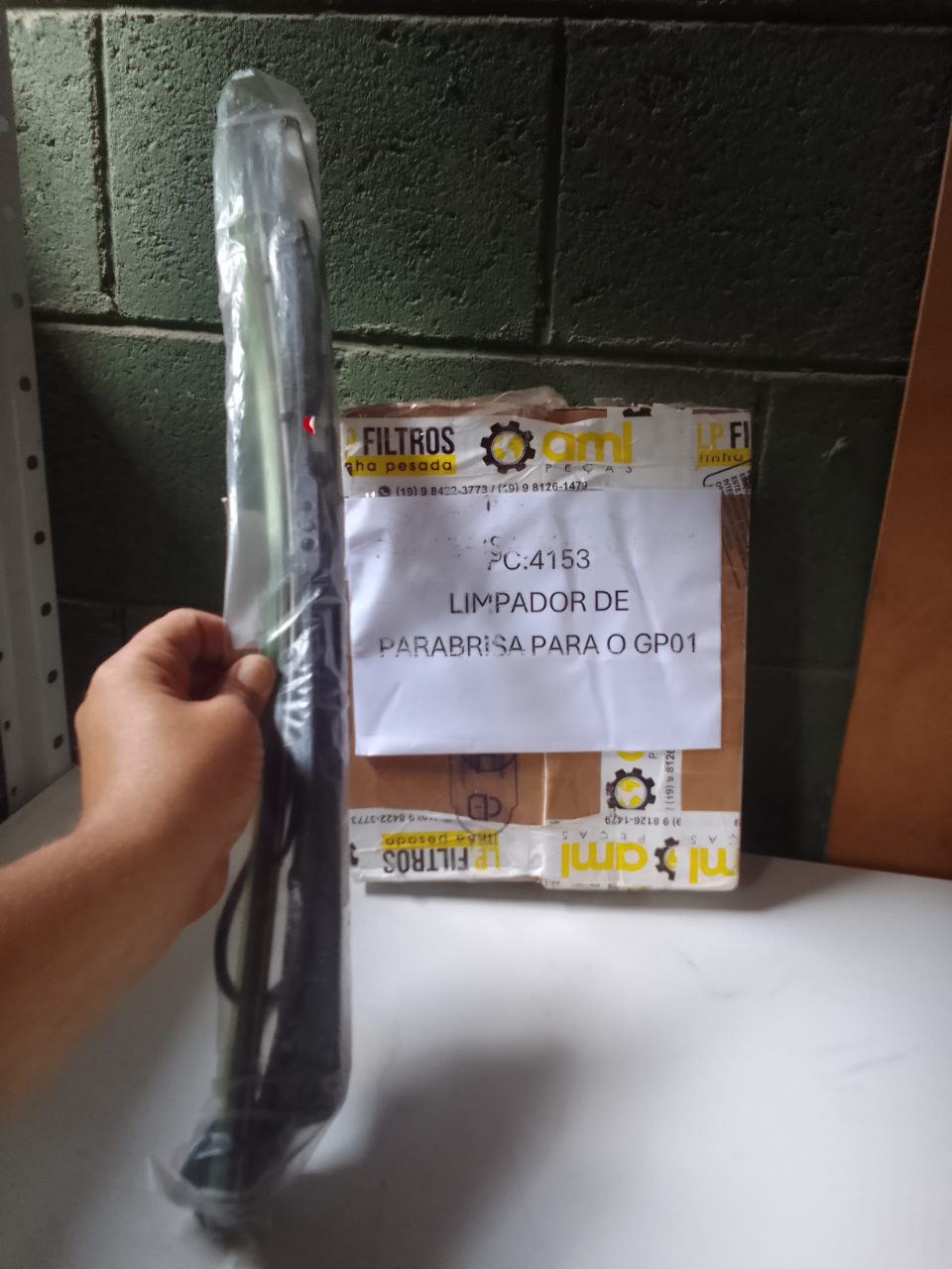 BRAÇO COM PALHETA LIMPADOR DE PARA-BRISA