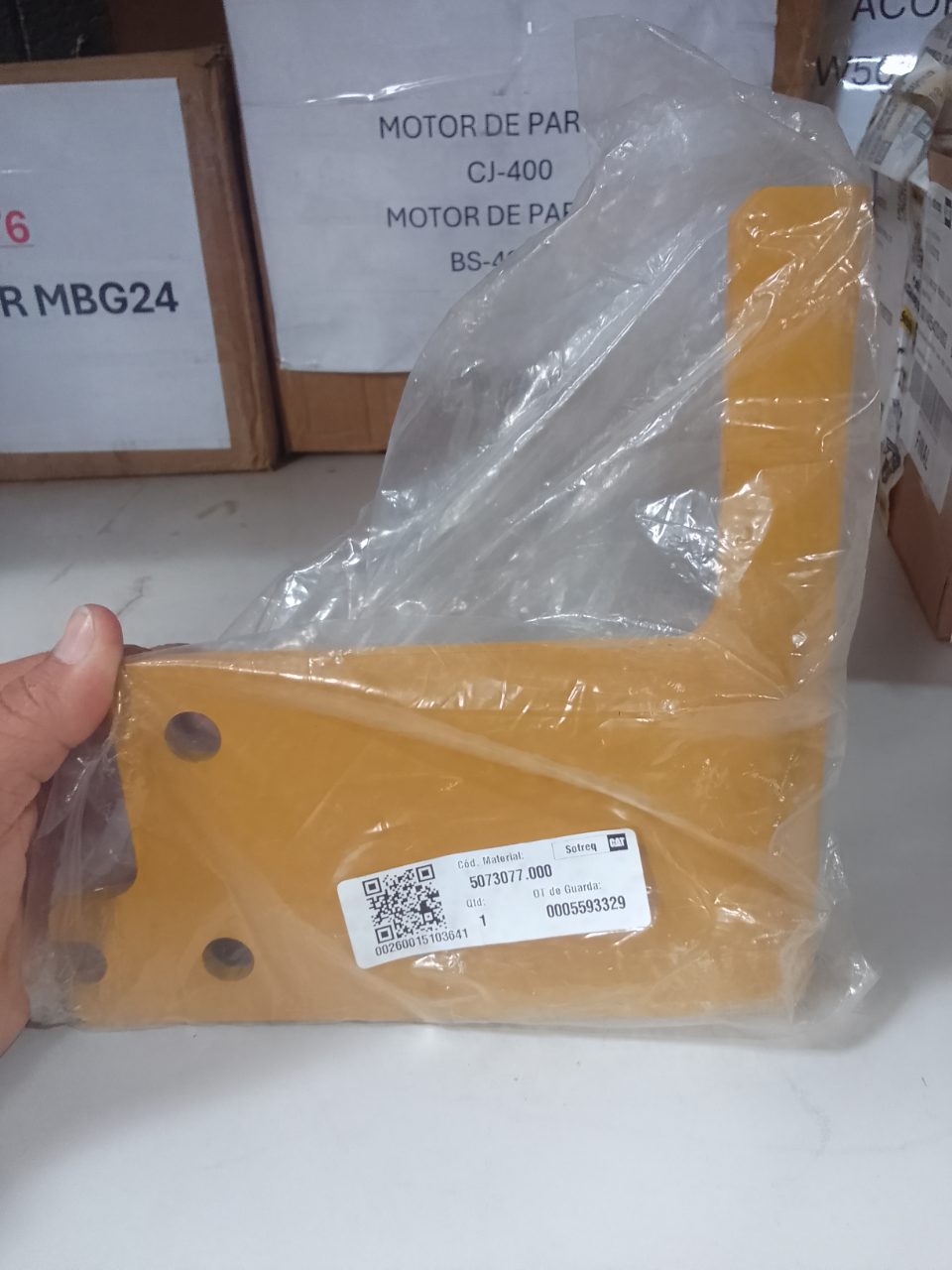 SUPORTE DE FIXAÇÃO AÇO PINTADO AMARELO